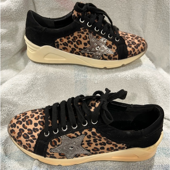 Myra sneakers size 8 leopard sneakers - Picture 1 of 5